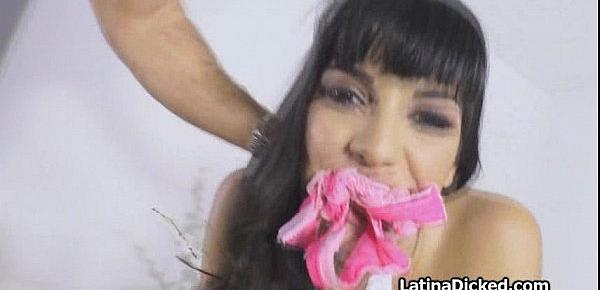  Assy Latina loves panties and cock